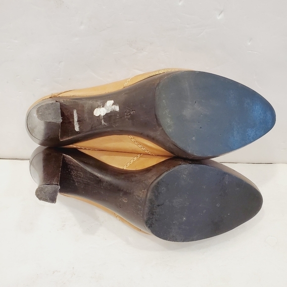 Isabella Fiore Mule Clogs Heels Brown Leather Made in Italy - Picture 6 of 8